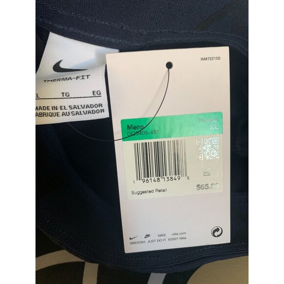 Nike Therma-Fit Mens Standard Fit Navy Joggers Pants XL New With Tags - Picture 4 of 4